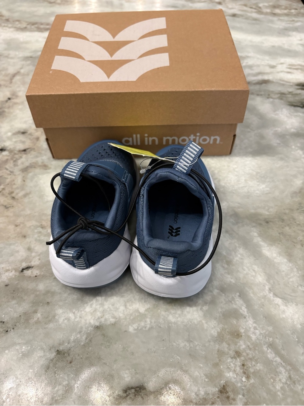 NWT Toddler All In Motion Dillon Slip-On Performance Sneakers Sz 5c Blue Running - Picture 5 of 7